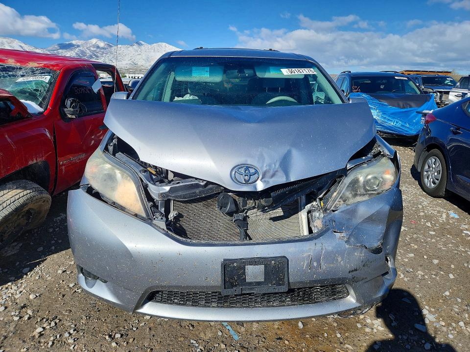 2011 Toyota Sienna VIN 5TDKK3DC0BS091943 COPART salvage auction — FRONT END, Ut - Salvage Certificate, sold $850 on 2026-07-24 (photo 5)