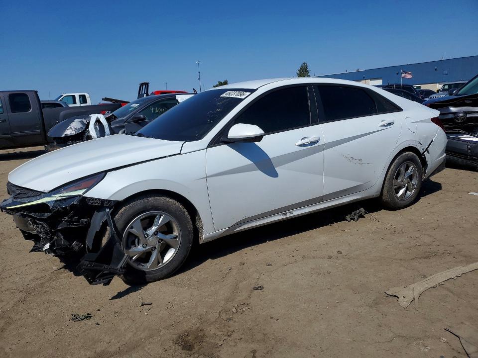 2021 Hyundai VIN 5NPLL4AG4MH047273 COPART salvage auction — FRONT END, Oh - Cert Of Title-Salvage, sold $325 on 2026-07-28 (photo 1)