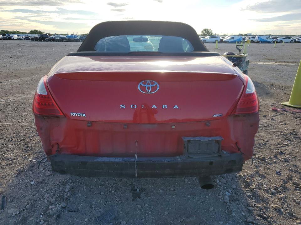 2007 Toyota Camry solara VIN 4T1FA38P57U131725 COPART salvage auction — REAR END, Tx - Salvage Vehicle Title, sold $825 on 2026-07-09 (photo 6)