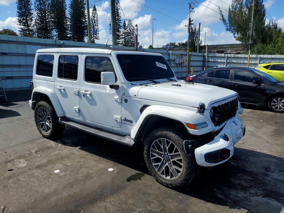 2024 Jeep Wrangler / VIN 1C4RJXU64RW231344 COPART salvage auction — FRONT END, ID - SALVAGE CERTIFICATE OF TITLE, sold $10,800 on 2026-07-29 (photo 4)