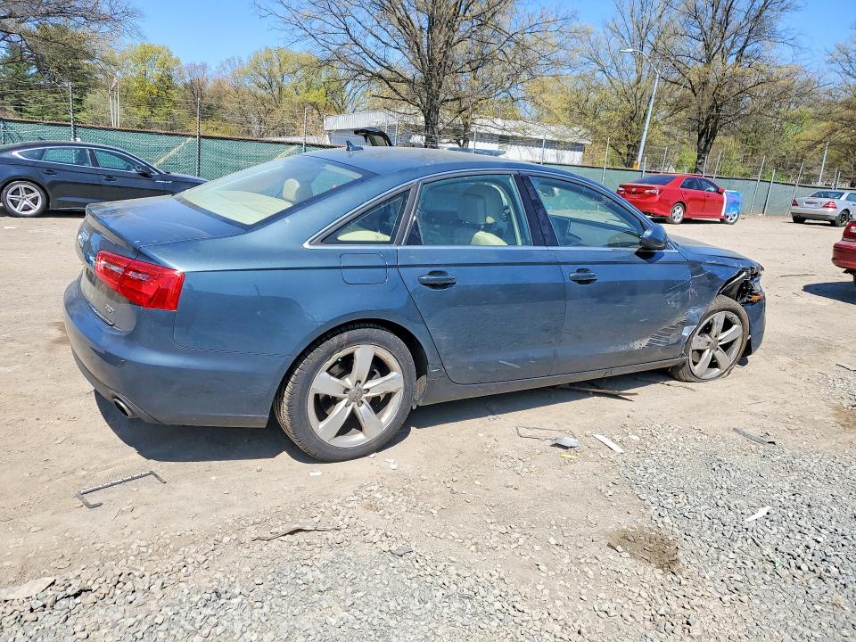 2012 Audi A6 VIN WAUDFAFCXCN131772 COPART salvage auction — FRONT END, Salvage Title, sold $425 on 2026-07-09 (photo 3)