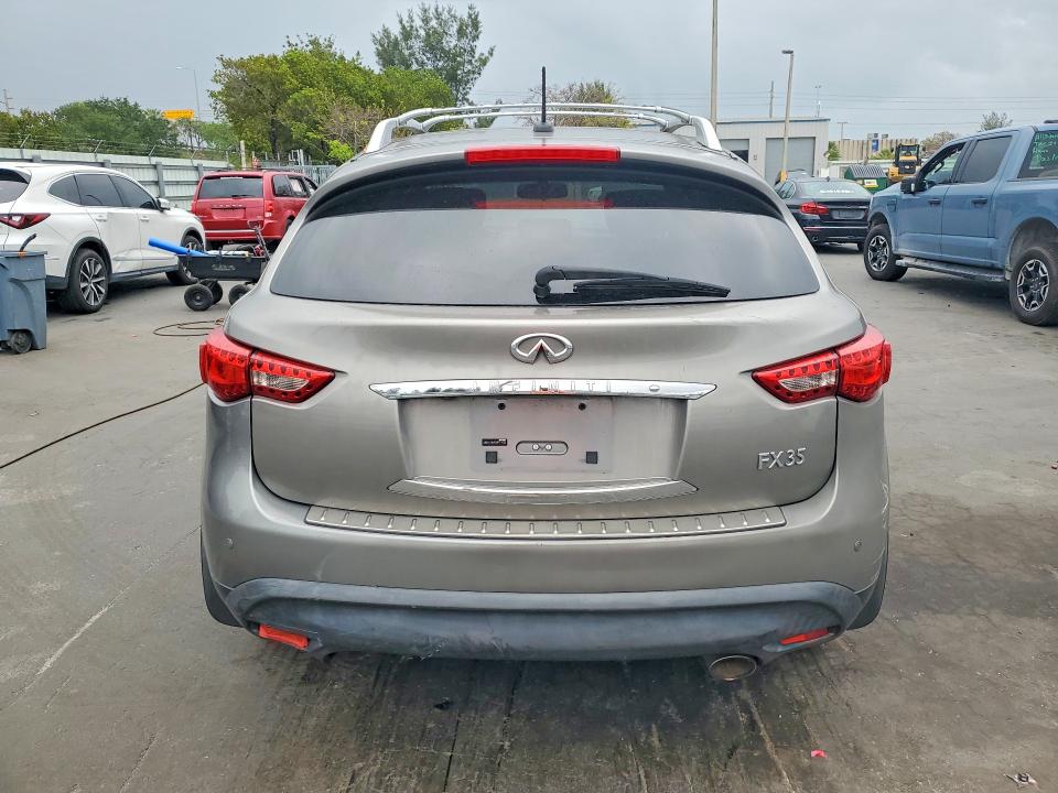 2011 Infiniti Fx VIN JN8AS1MU7BM711535 COPART salvage auction — FRONT END, FL - CERT OF TITLE SLVG REBUILDABLE, sold $550 on 2026-07-27 (photo 6)