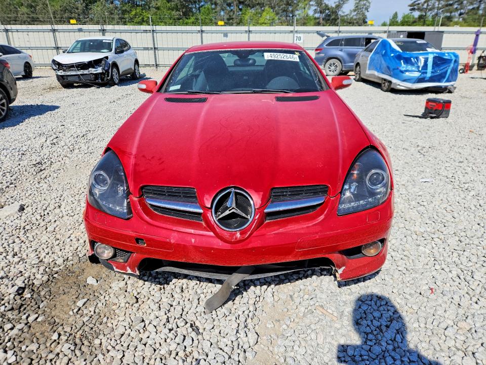 2005 Mercedes-benz Slk-klasse VIN WDBWK56F85F038494 COPART salvage auction — SIDE, GA - CERT OF TITLE-SALVAGE, sold $850 on 2026-07-09 (photo 5)