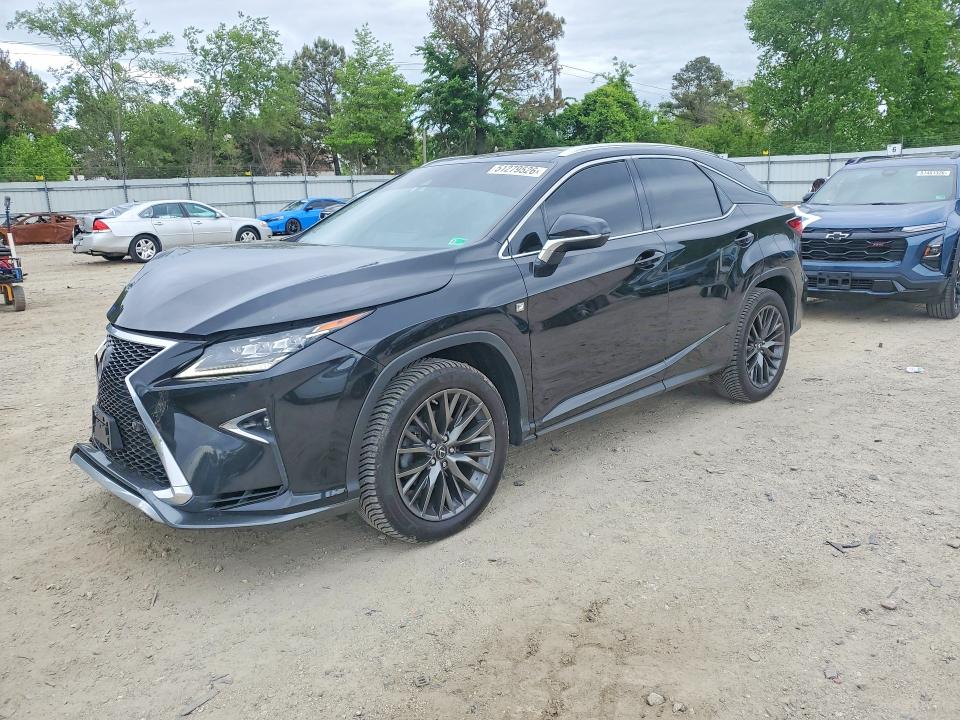 2018 Lexus Rx VIN 2T2BZMCA4JC157480 COPART salvage auction — FRONT END, Va - Cert Of Title - Salvage, sold $16,000 on 2026-07-28 (photo 1)