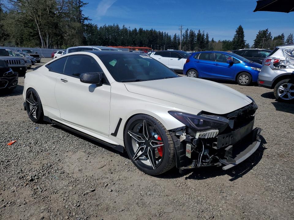 2018 Infiniti Q60 VIN JN1FV7EK4JM530824 COPART salvage auction — FRONT END, Salvage Title, sold $13,000 on 2026-08-11 (photo 4)
