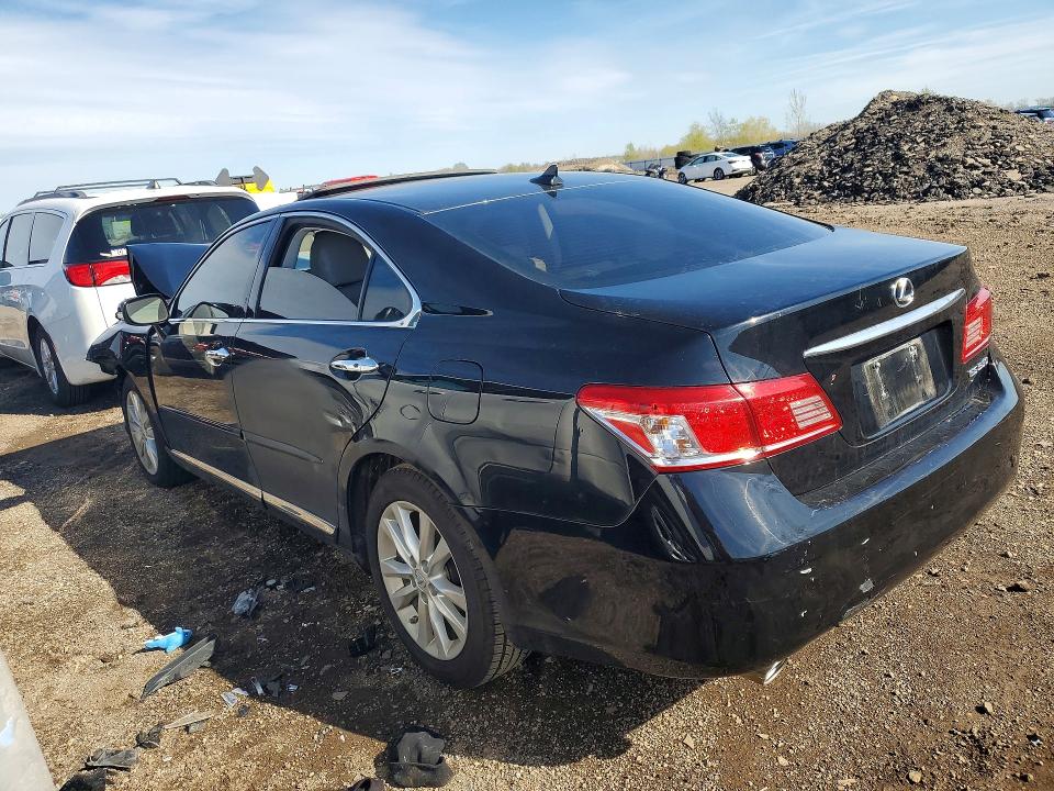 2011 Lexus ES VIN JTHBK1EG5B2420373 COPART salvage auction — FRONT END, Il - Salvage Certificate, sold $925 on 2026-07-21 (photo 2)