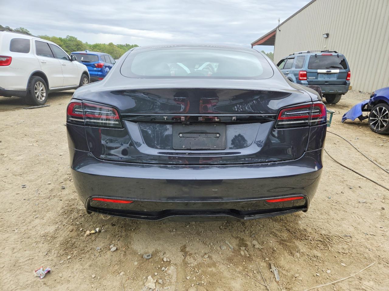 2024 Tesla Model S VIN 5YJSA1E57RF539889 COPART salvage auction — Front End, DE - SALVAGE CERTIFICATE, sold $20,200 on 2026-06-30 (photo 6)