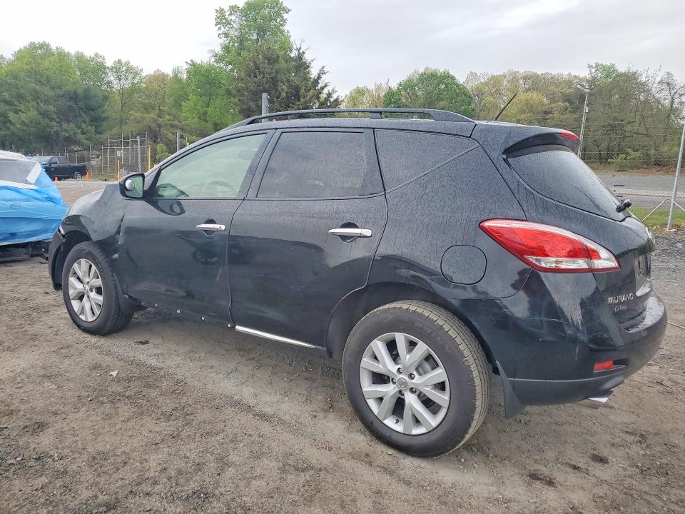2014 Nissan Murano VIN JN8AZ1MW5EW510416 COPART salvage auction — FRONT END, Pa - Certificate Of Salvage, sold $575 on 2026-07-06 (photo 2)