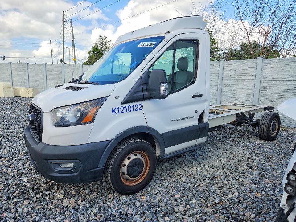 2021 Ford Transit VIN 1FDBW5Z88MKA79954 COPART salvage auction — NORMAL WEAR, Fl - Certificate Of Title (P), sold $7,500 on 2026-07-29 (photo 1)