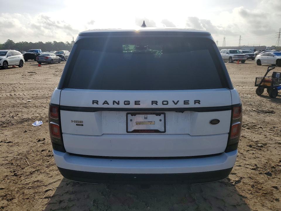 2021 Land rover RANGE ROVER VIN SALGS2RU4MA453556 COPART salvage auction — FRONT END, Tx - Salvage Vehicle Title, sold $23,200 on 2026-07-17 (photo 6)