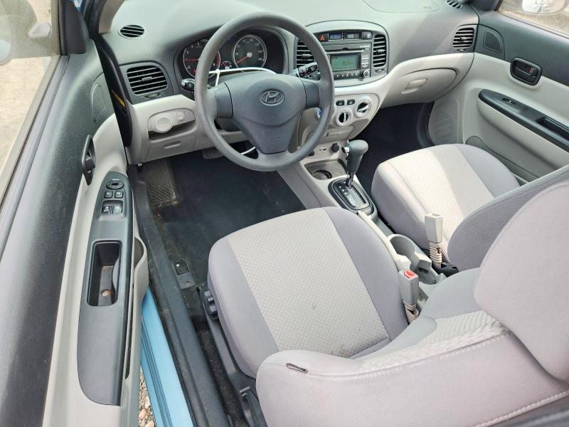 2010 Hyundai Accent VIN KMHCM3AC1AU155044 COPART salvage auction — REAR END, Md - Cert Of Salvage > 75% Damage, sold $450 on 2026-07-31 (photo 8)