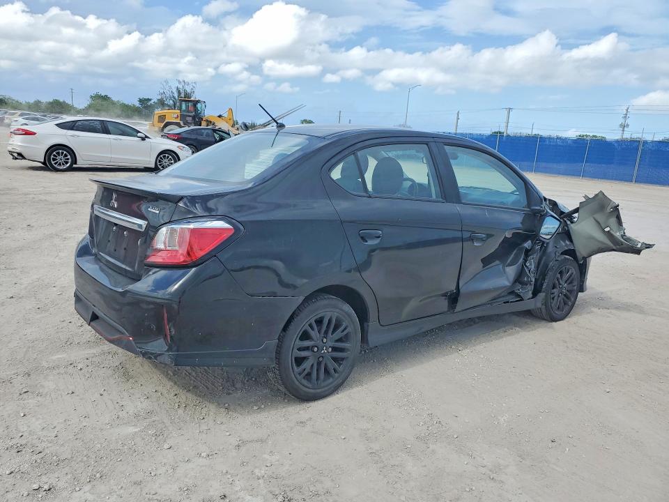 2024 Mitsubishi Mirage VIN ML32FUFJ5RHF14039 COPART salvage auction — FRONT END, Salvage Title, sold $3,150 on 2026-07-22 (photo 3)