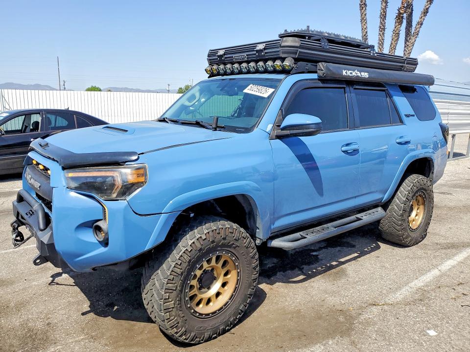 2018 Toyota 4runner VIN JTEBU5JR2J5544586 COPART salvage auction — FRONT END, CA - SALVAGE CERTIFICATE, sold $26,250 on 2026-07-31 (photo 1)