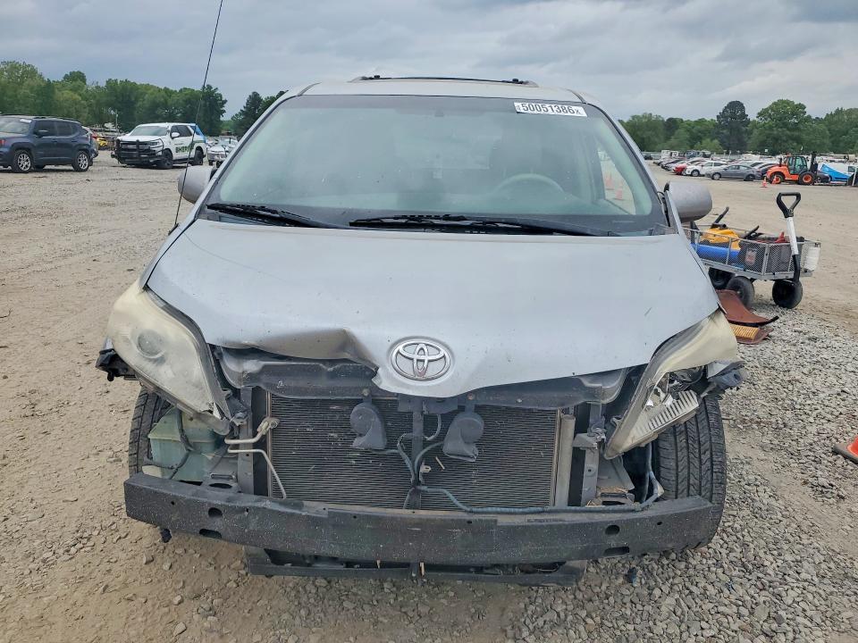 2014 Toyota Sienna VIN 5TDYK3DC7ES442202 COPART salvage auction — FRONT END, Ar - Cert Of Title-Salvage, sold $250 on 2026-07-27 (photo 5)