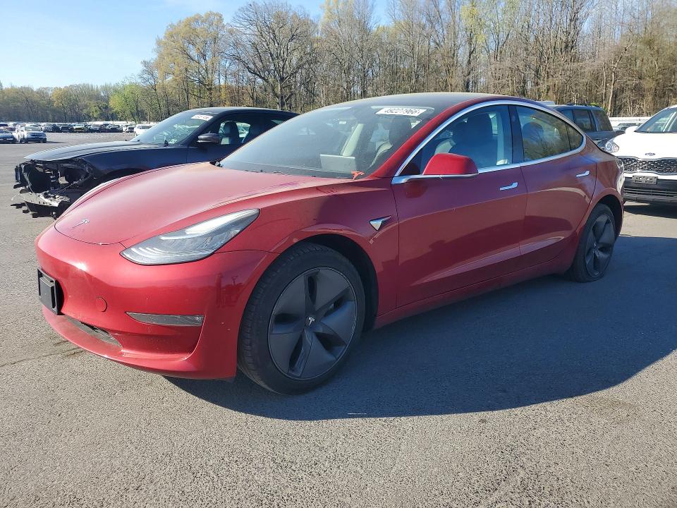 2018 Tesla Model 3 VIN 5YJ3E1EA4JF022401 COPART salvage auction — REAR END, Pa - Certificate Of Salvage, sold $6,400 on 2026-07-14 (photo 1)