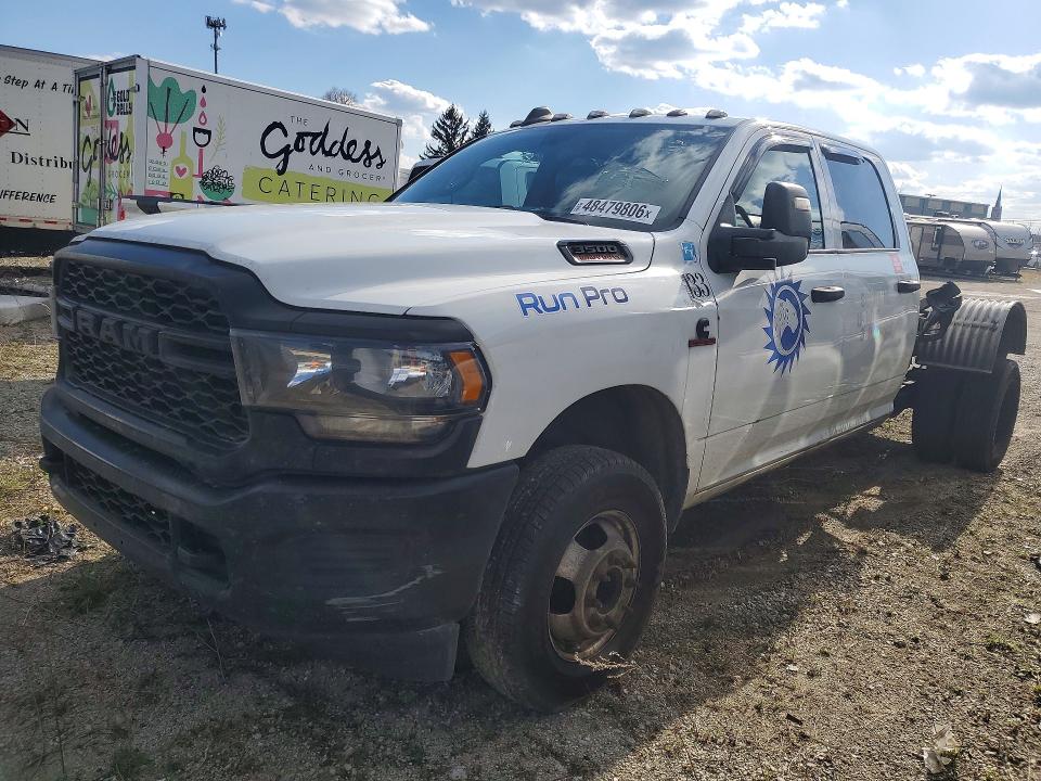 2023 Ram 3500 VIN 3C63RRGL9PG648621 COPART salvage auction — REAR END, Fl - Certificate Of Title, sold $14,800 on 2026-07-29 (photo 1)