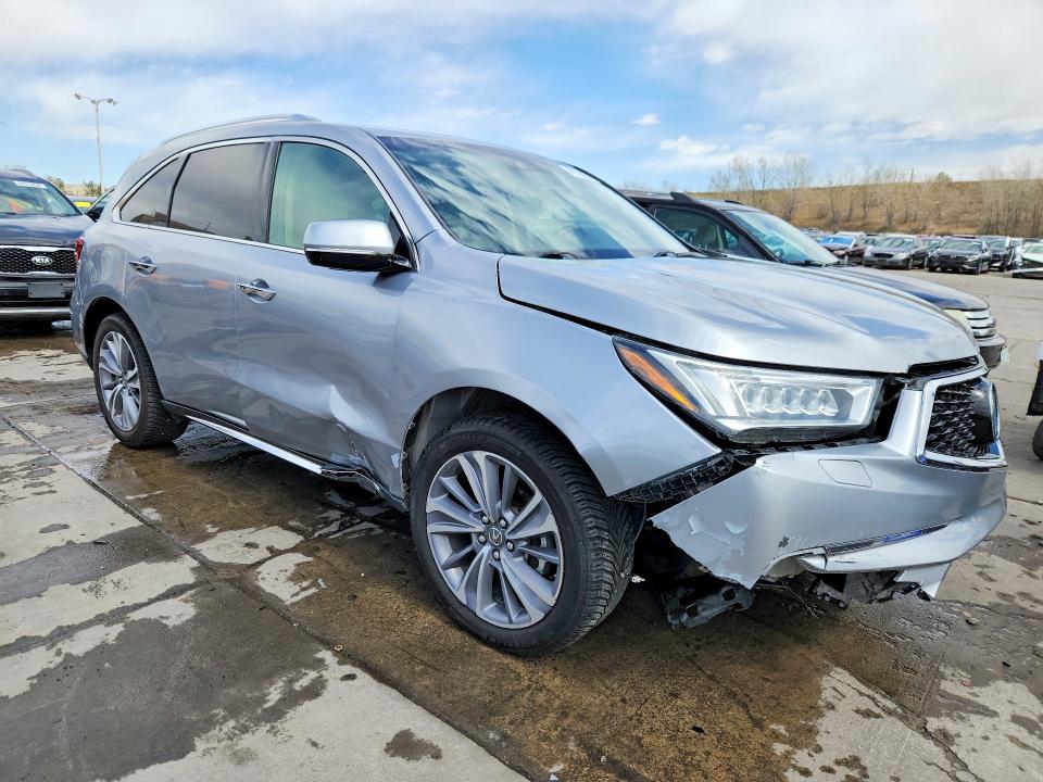 2017 Acura Mdx VIN 5KCYD486XHB800919 COPART salvage auction — FRONT END, Salvage Title, sold $1,400 on 2026-08-03 (photo 4)