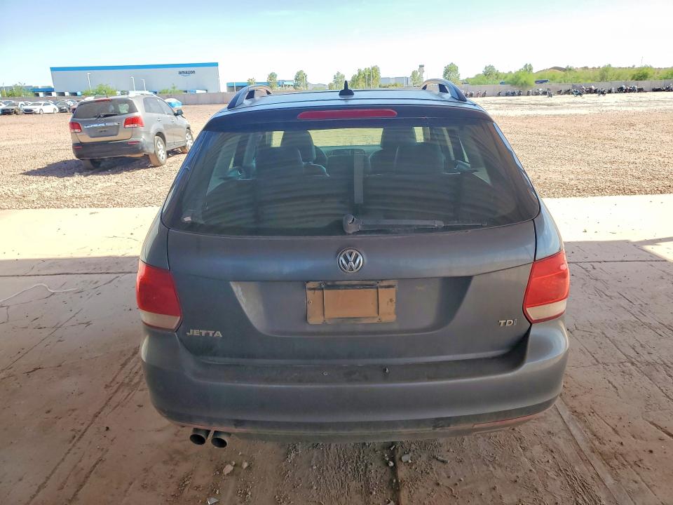 2012 Volkswagen Jetta VIN 3VWML7AJXCM652647 COPART salvage auction — FRONT END, Az - Cert Of Title - Salvage, sold $1,250 on 2026-07-09 (photo 6)
