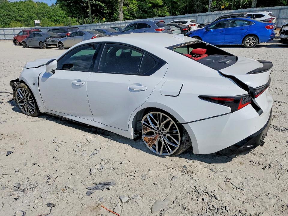 2022 Lexus Is VIN JTHAP1D25N5001767 COPART salvage auction — SIDE, Salvage Title, sold $6,100 on 2026-07-27 (photo 2)