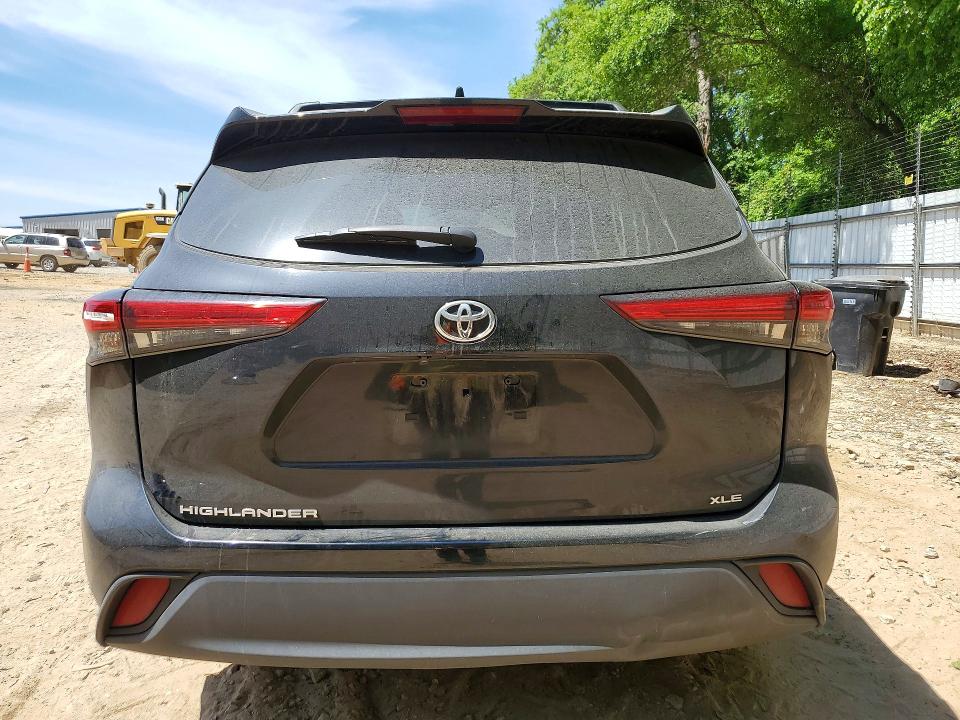 2023 Toyota VIN 5TDKDRAH0PS026076 COPART salvage auction — FRONT END, Ga - Cert Of Title-Salvage, sold $12,000 on 2026-07-31 (photo 6)