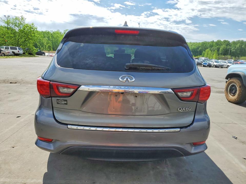 2020 Infiniti Qx60 VIN 5N1DL0MN7LC536019 COPART salvage auction — SIDE, Ky - Red Rebuilt Salvage Flood, sold $2,600 on 2026-07-02 (photo 6)