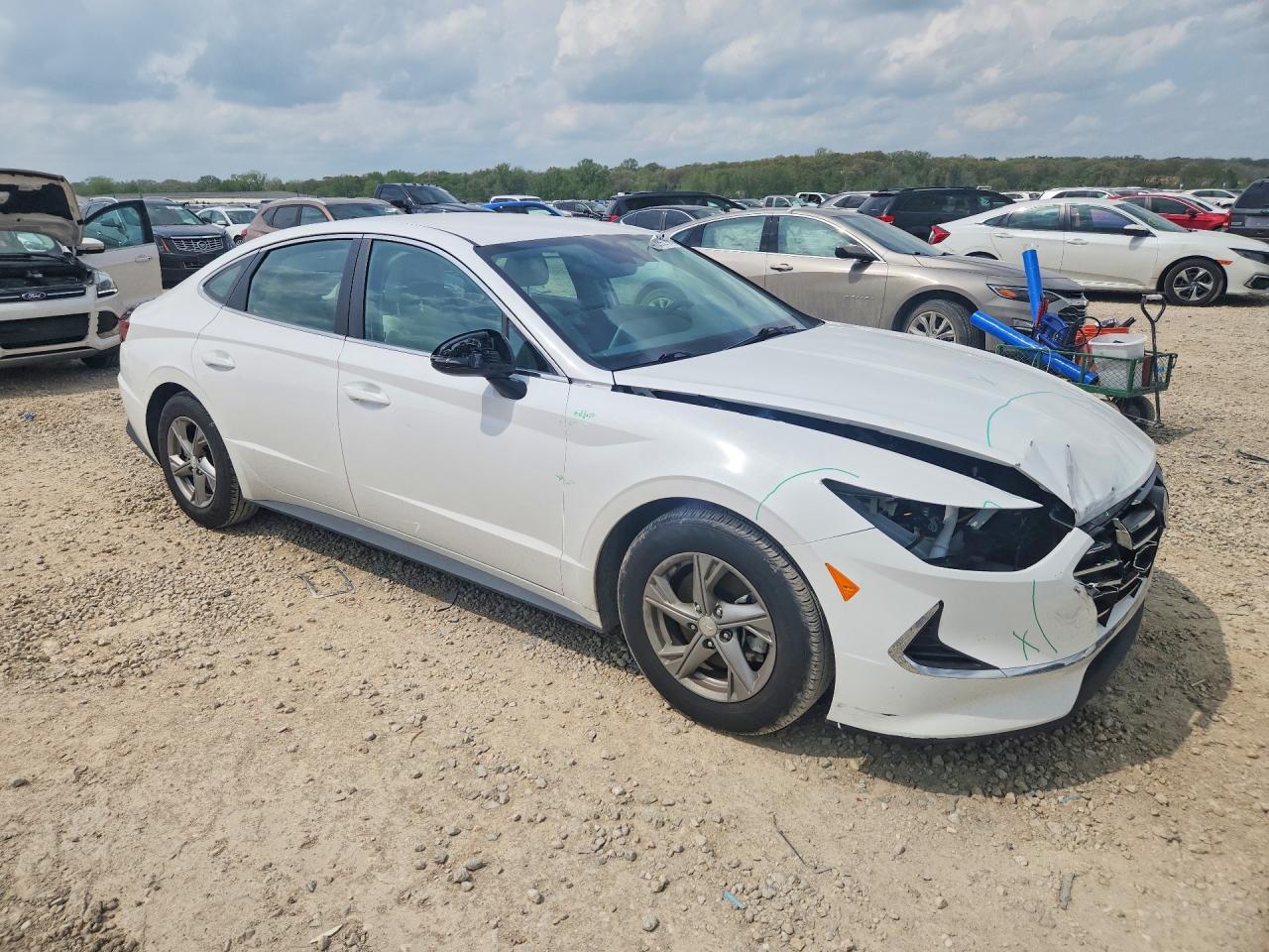 2023 Hyundai Sonata VIN KMHL24JA9PA323324 COPART salvage auction — Front End, MO - SALVAGE CERTIFICATE OF TITLE, sold $5,500 on 2026-06-30 (photo 4)