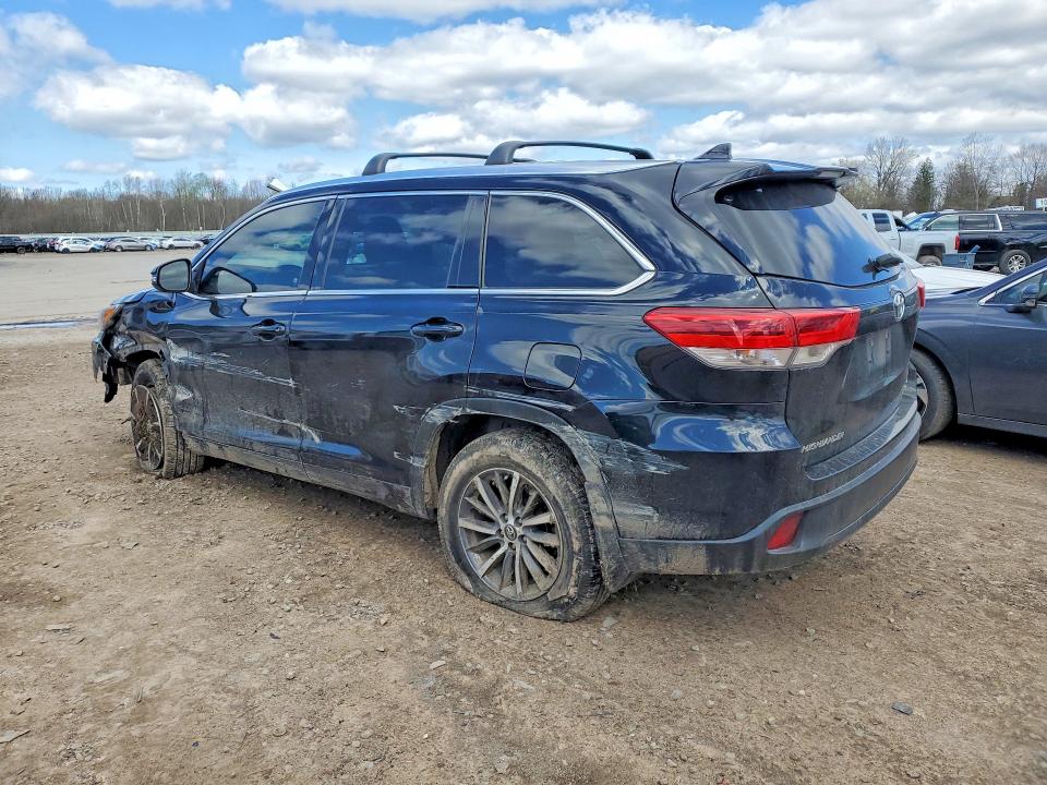 2017 Toyota Highlander VIN 5TDKZRFH8HS519726 COPART salvage auction — FRONT END, Tx - Certificate Of Title, sold $7,000 on 2026-07-08 (photo 2)