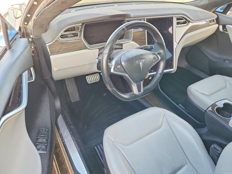 2015 Tesla Model s VIN 5YJSA1E42FF115359 COPART salvage auction — REAR END, Tx - Salvage Vehicle Title, sold $3,100 on 2026-07-02 (photo 8)