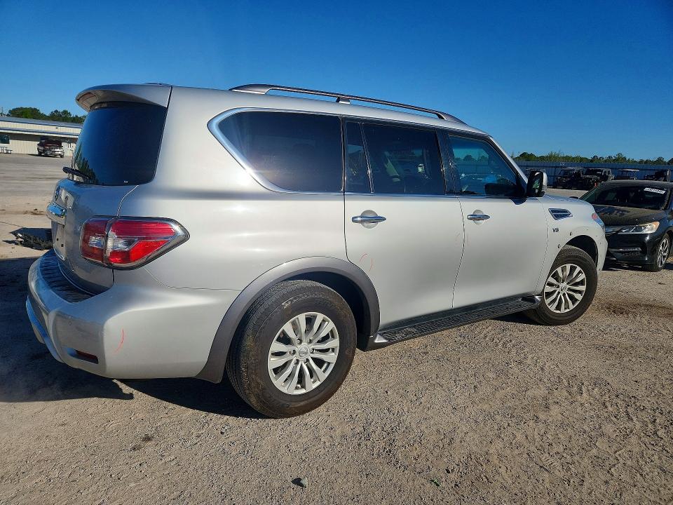 2018 Nissan Armada VIN JN8AY2NC7J9552169 COPART salvage auction — FRONT END, Sc - Cert Of Title-Salvage, sold $3,000 on 2026-07-13 (photo 3)