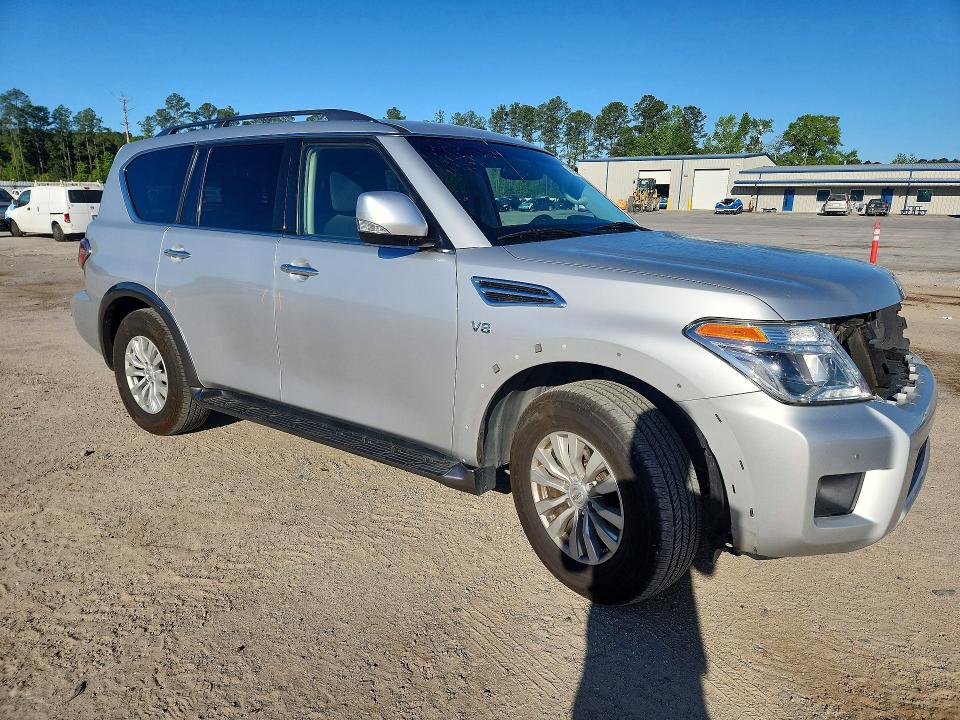 2018 Nissan Armada VIN JN8AY2NC7J9552169 COPART salvage auction — FRONT END, Sc - Cert Of Title-Salvage, sold $3,000 on 2026-07-13 (photo 4)