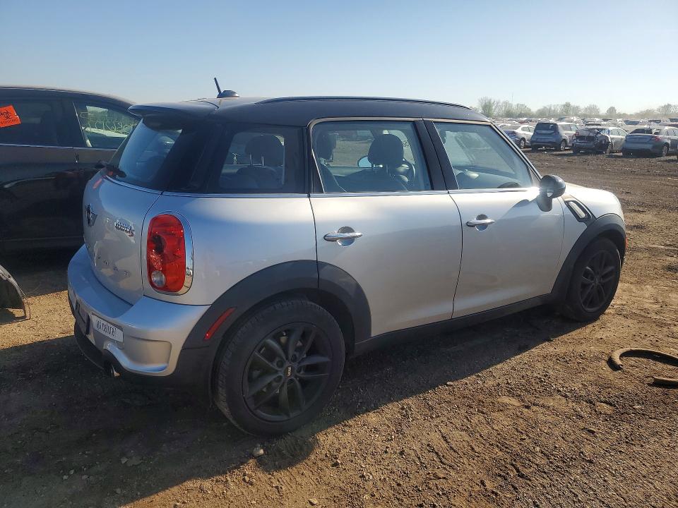 2014 Mini Cooper VIN WMWZC3C50EWP29270 COPART salvage auction — WATER/FLOOD, Il - Salvage Cert-Flood, sold $1,100 on 2026-07-21 (photo 3)