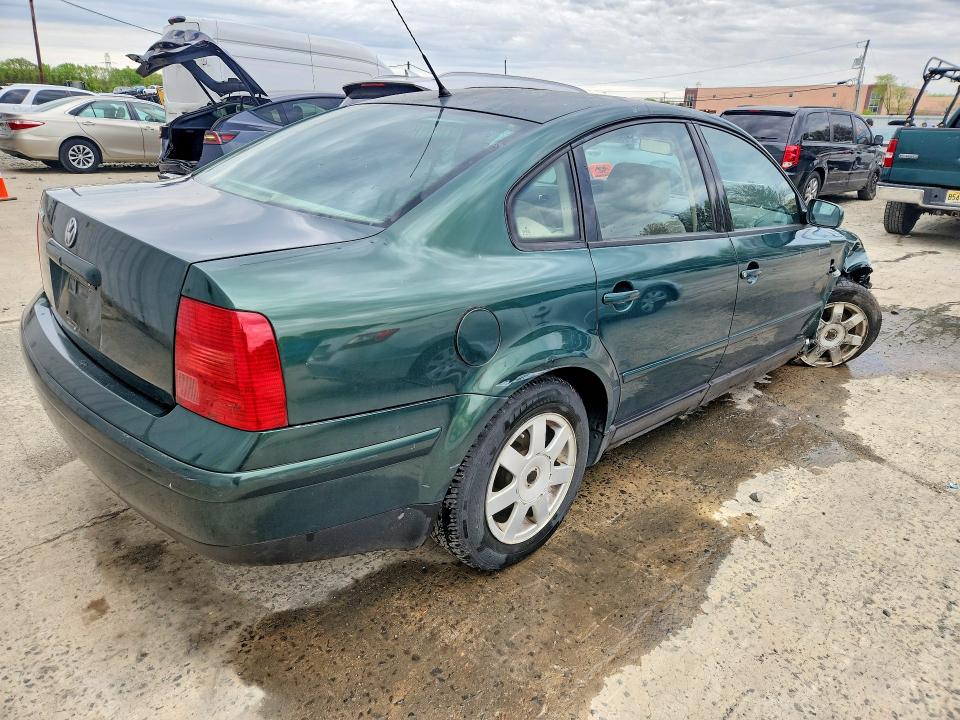 1999 Volkswagen Passat VIN WVWMA63BXXE520282 COPART salvage auction — FRONT END, Nj - Cert Of Title-Salvage, sold $225 on 2026-07-27 (photo 3)