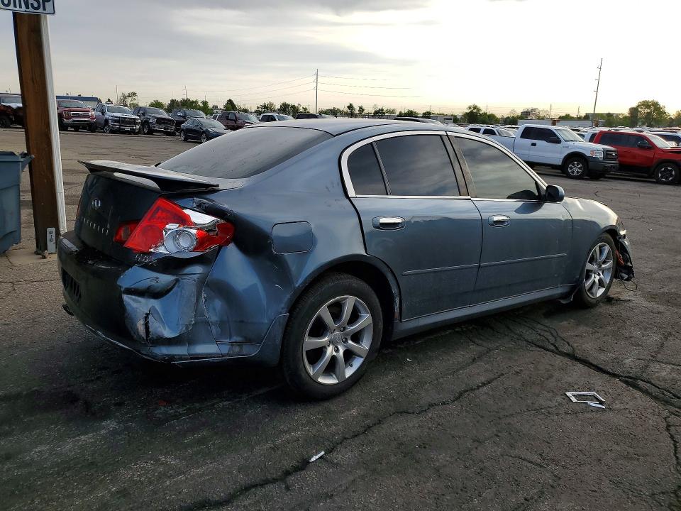 2006 Infiniti G VIN JNKCV51F16M610925 COPART salvage auction — FRONT END, CO - PUBLIC - SALVAGE TITLE, sold $350 on 2026-07-02 (photo 3)