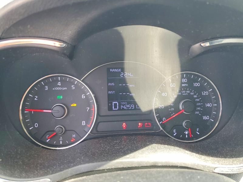 2014 Kia VIN KNAFX4A6XE5062318 COPART salvage auction — FRONT END, Fl - Cert Of Title Slvg Rebuildable, sold $725 on 2026-07-10 (photo 9)