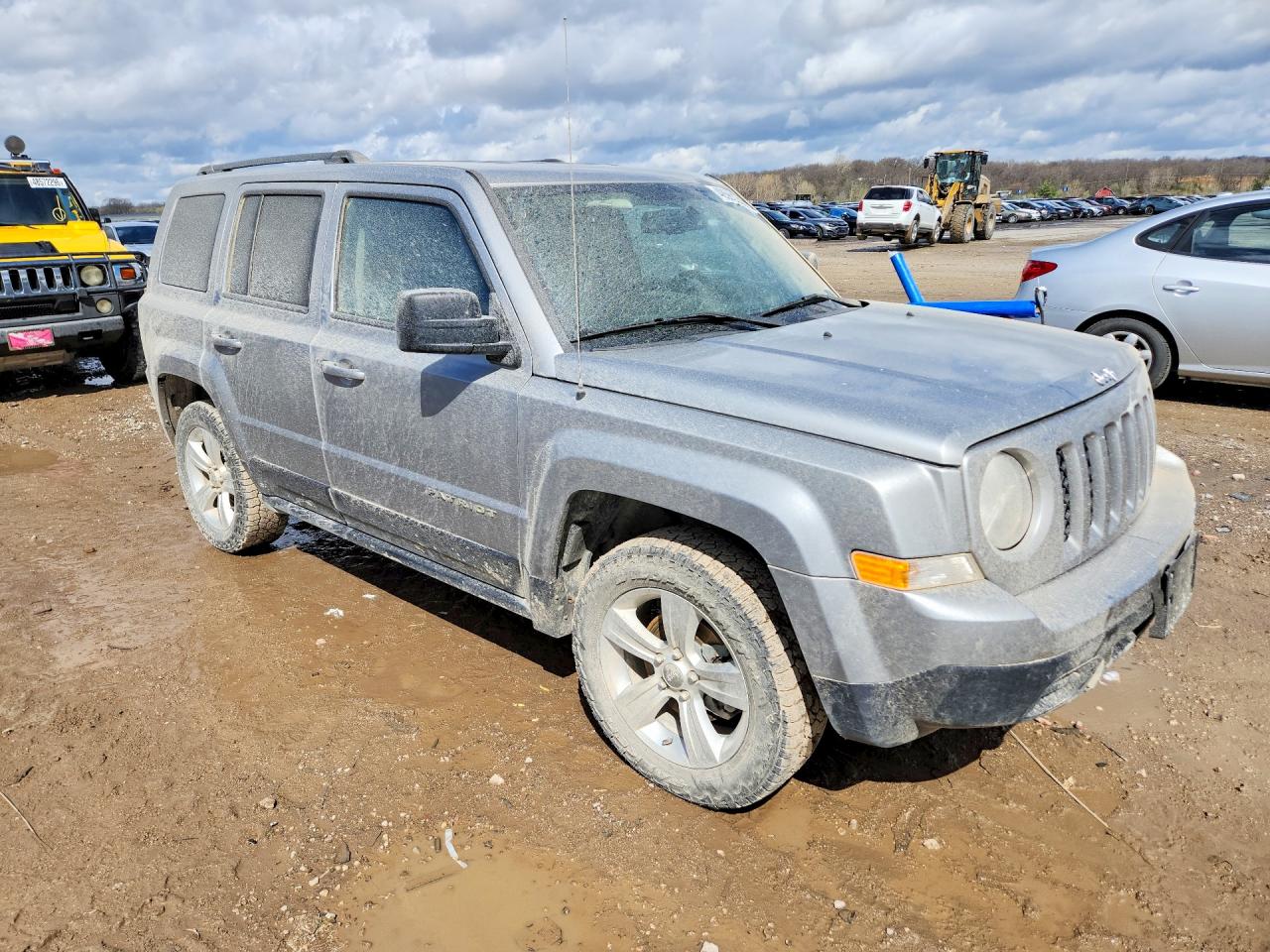 2017 Jeep Patriot VIN 1C4NJRBB0HD181711 COPART salvage auction — Front End, KS - CERT OF TITLE-SALVAGE, sold $700 on 2026-07-09 (photo 4)
