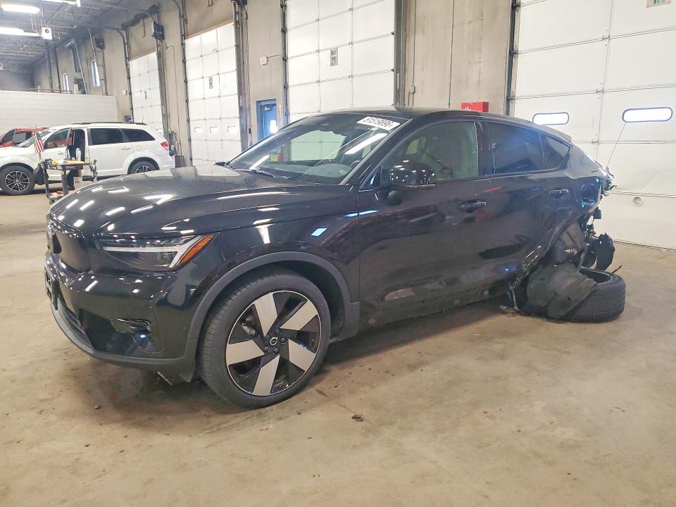 2023 Volvo C40 VIN YV4ED3GM2P2060152 COPART salvage auction — REAR END, Mn - Cert Of Title-Salvage, sold $225 on 2026-07-30 (photo 1)