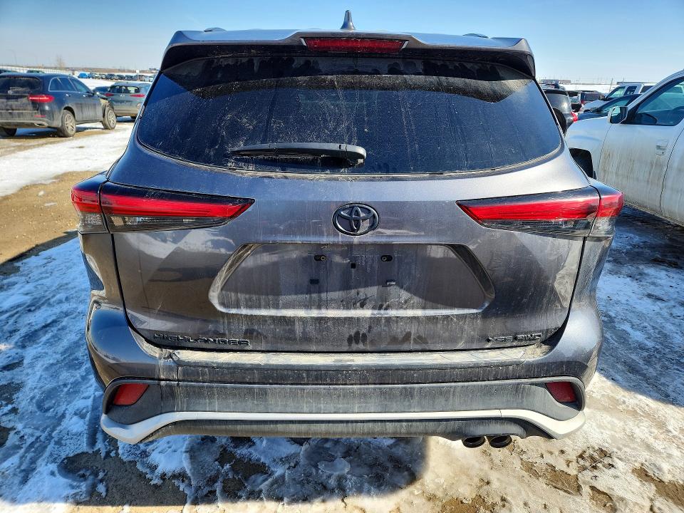 2023 Toyota Highlander VIN 5TDKDRBH0PS501238 COPART salvage auction — FRONT END, AB - BOS - SALVAGE, sold $19,800 on 2026-07-09 (photo 6)
