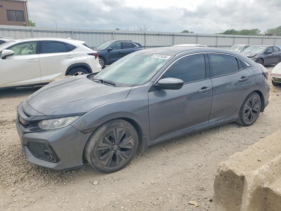 2017 Honda Civic VIN SHHFK7H57HU211964 COPART salvage auction — HAIL, KS - CERT OF TITLE-SALVAGE, sold $7,400 on 2026-07-02 (photo 1)