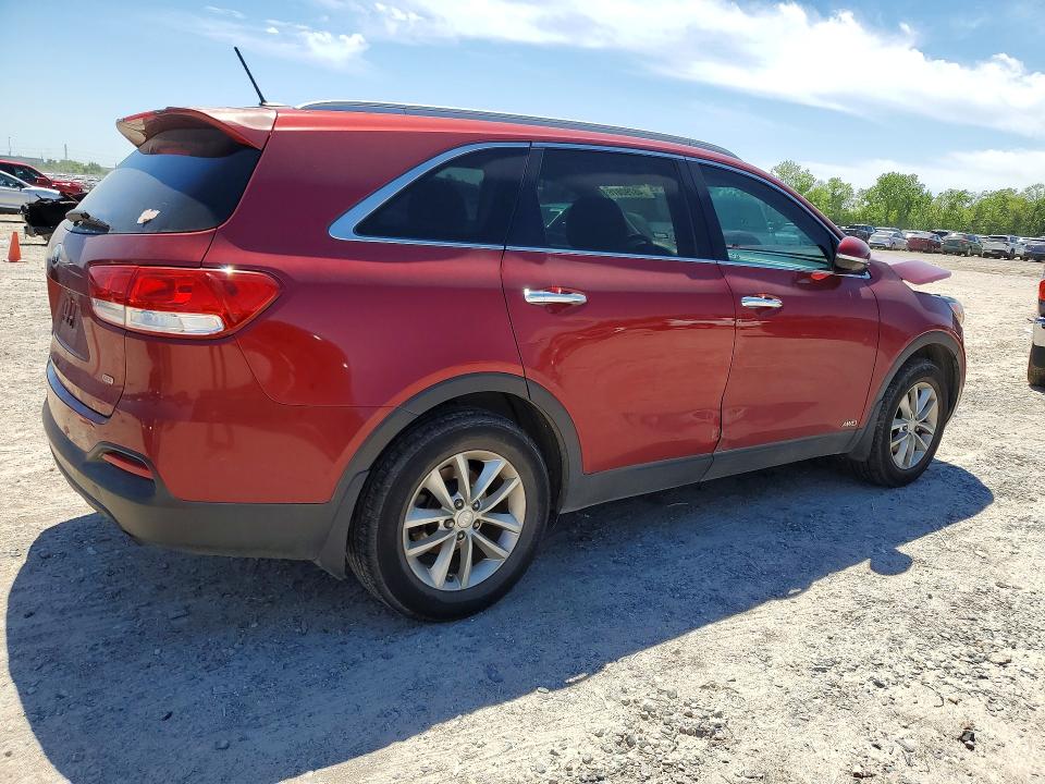 2016 Kia Sorento VIN 5XYPGDA35GG169235 COPART salvage auction — FRONT END, Tx - Salvage Vehicle Title, sold $1,050 on 2026-07-17 (photo 3)
