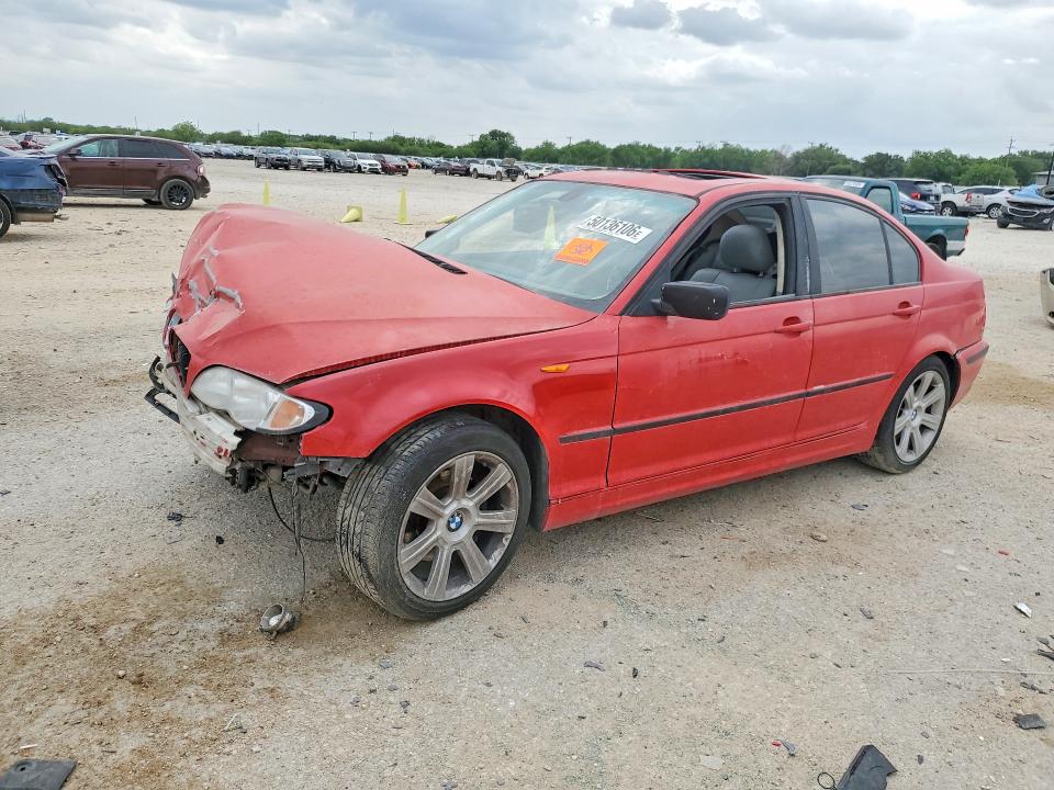 2003 BMW 3 series VIN WBAET374X3NJ40388 COPART salvage auction — FRONT END, TX - SALVAGE VEHICLE TITLE (P), sold $300 on 2026-07-09 (photo 1)