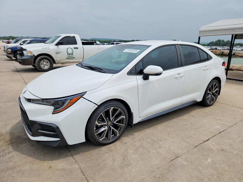 2021 Toyota Corolla VIN 5YFS4MCE8MP065346 COPART salvage auction — REAR END, TX - CERTIFICATE OF TITLE, sold $9,400 on 2026-07-02 (photo 1)