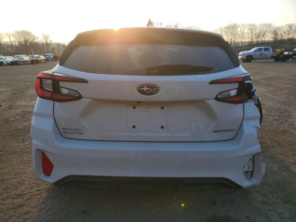 2024 Subaru Impreza VIN JF1GUABC3R8884620 COPART salvage auction — FRONT END, NY - MV-907A SALVAGE CERTIFICATE, sold $350 on 2026-07-23 (photo 6)