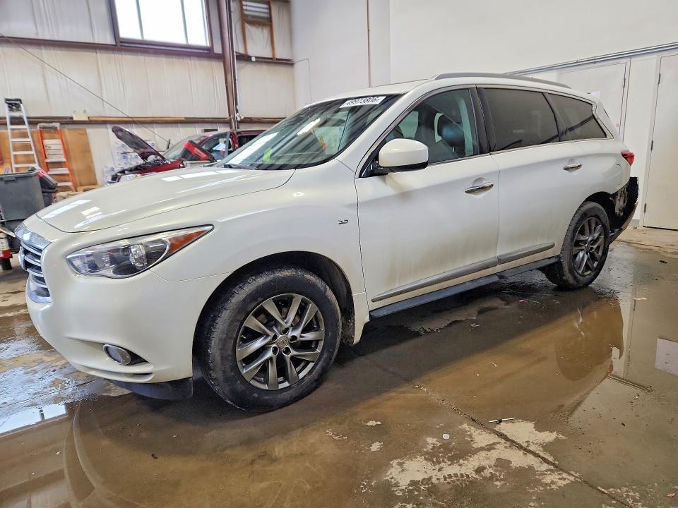 2014 Infiniti Qx60 VIN 5N1AL0MM3EC539691 COPART salvage auction — REAR END, Ab - Bos - Salvage, sold $2,750 on 2026-07-02 (photo 1)