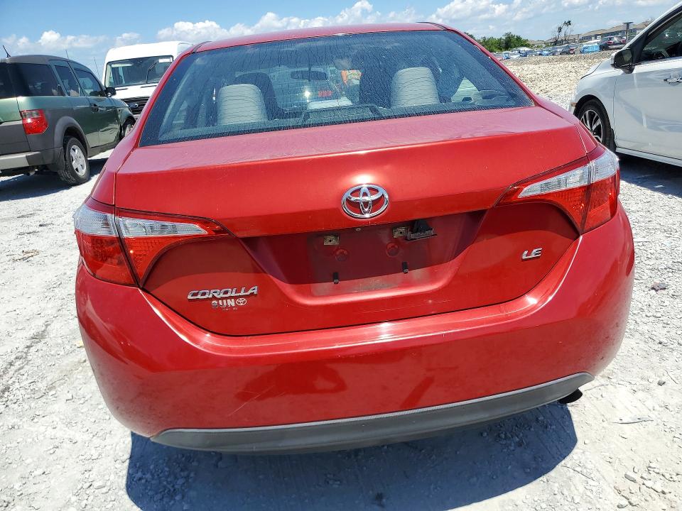 2014 Toyota Corolla VIN 5YFBURHE6EP053994 COPART salvage auction — FRONT END, Salvage Title, sold $550 on 2026-07-24 (photo 6)