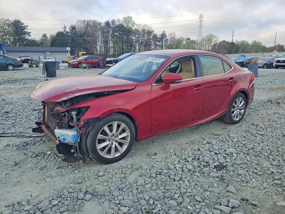2015 Lexus Is 250 VIN JTHBF1D27F5075376 COPART salvage auction — FRONT END, NC - SALVAGE CERTIFICATE OF TITLE, sold $2,000 on 2026-07-29 (photo 1)