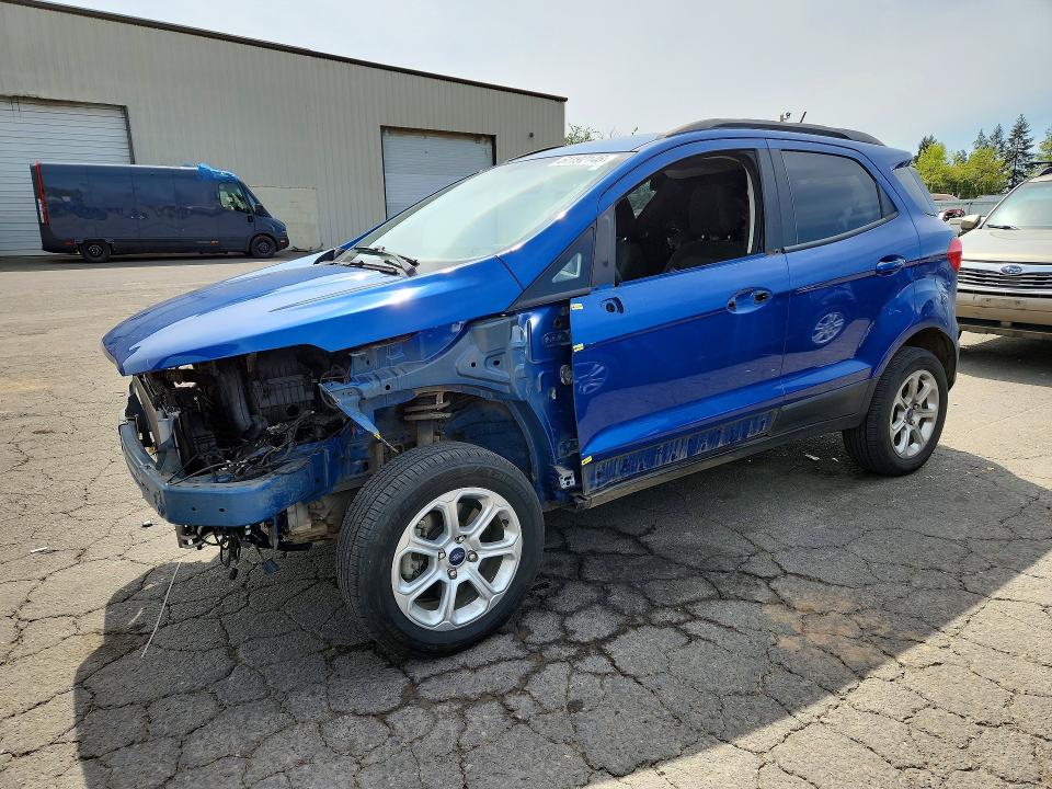 2021 Ford Ecosport VIN MAJ6S3GL3MC408976 COPART salvage auction — FRONT END, Or - Salvage Title Certificate, sold $1,550 on 2026-07-13 (photo 1)