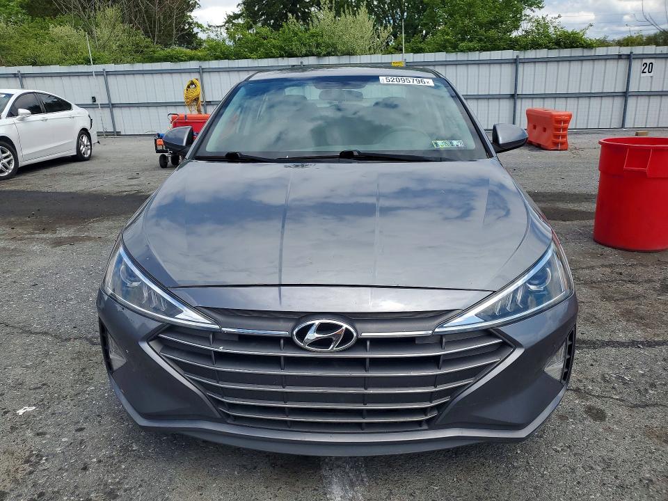 2019 Hyundai Elantra VIN 5NPD74LF9KH466987 COPART salvage auction — REAR END, Pa - Cert Of Title (P), sold $3,100 on 2026-07-09 (photo 5)