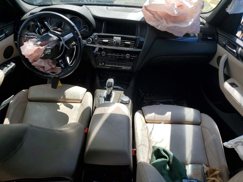 2017 BMW X3 VIN 5UXWX7C53H0U41332 COPART salvage auction — SIDE, CA - SALVAGE CERTIFICATE, sold $2,800 on 2026-07-14 (photo 8)
