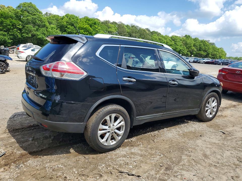 2015 Nissan Rogue VIN KNMAT2MV9FP586162 COPART salvage auction — FRONT END, Ga - Cert Of Title-Salvage, sold $275 on 2026-07-24 (photo 3)