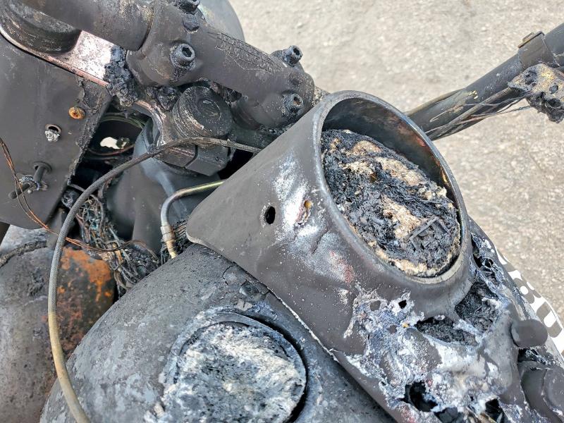 2009 Harley-davidson Flstc VIN 1HD1BW5109Y040398 COPART salvage auction — BURN, Sc - Cert Of Title-Salvage Fire, sold $50 on 2026-07-08 (photo 7)